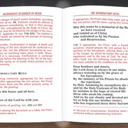 Order Of The Anointing Of The Sick And Their Pastoral Care POCKET EDITION