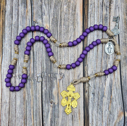 Purple Penance Catholic Rosary