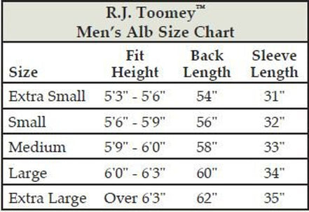 Front Wrap Plain Alb