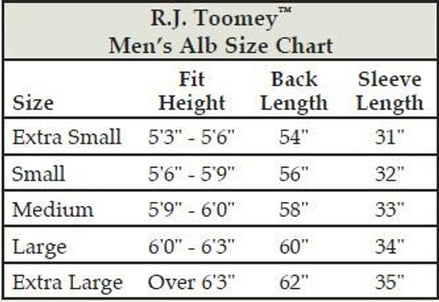 Front Wrap Plain Alb