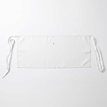 Amice - 100% Pure Linen Hemstitched with Red or White Cross (Optional Extended Ties Available)