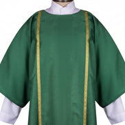 Everyday Classic Poly Jacquard Dalmatic with Matching Inner Stole
