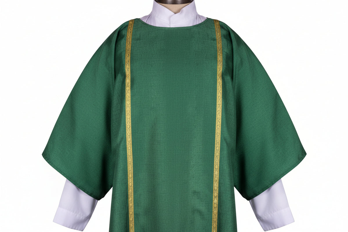 Everyday Classic Poly Jacquard Dalmatic with Matching Inner Stole