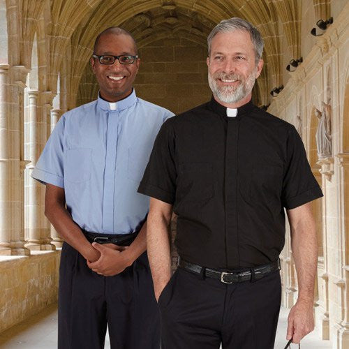 Summer Comfort Short Sleeve Clergy Shirt