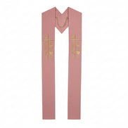 Alpha Omega Overlay Stole - Rose Only