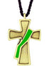Deacon Cross Bronze Pendant