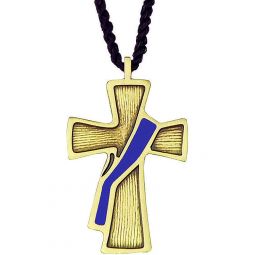 Deacon Cross Bronze Pendant