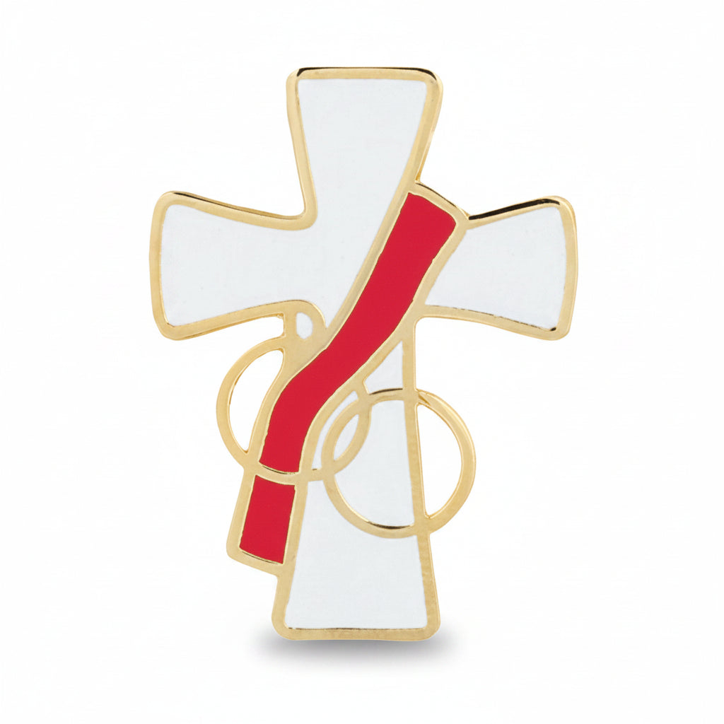 Deacon Spouse Cross Lapel Pin