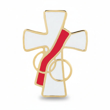 Deacon Spouse Cross Lapel Pin