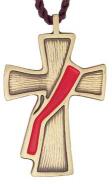 Deacon Cross Bronze Pendant