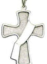 Deacon Stainless Steel Cross Pendant
