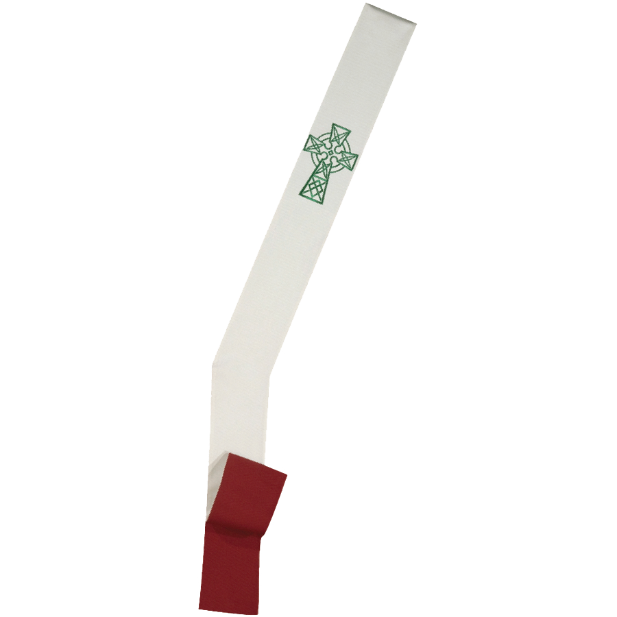 Deacon Reversible Celtic Cross Direct Embroidery Stole