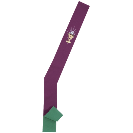 Deacon Reversible Chalice and Host Direct Embroidery Stole