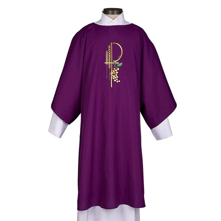 Eucharistic Smooth Weave Poly Dalmatic with Matching Stole