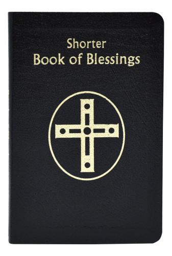 Shorter Book of Blessings - Black Leather Cover