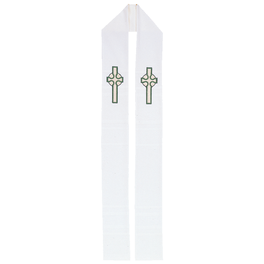 Deacon Appliqued Celtic Cross Stole