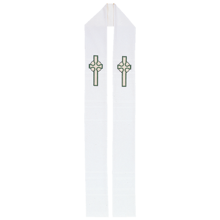 Deacon Appliqued Celtic Cross Stole