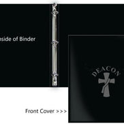 Deacon Cross Photo Keepsake Album - Includes 16 Photo Album Pages