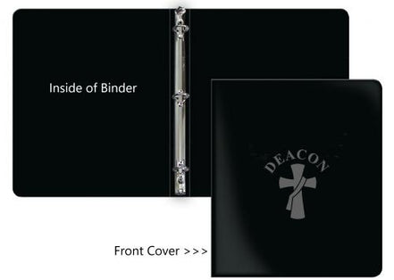 Deacon Cross Photo Keepsake Album - Includes 16 Photo Album Pages