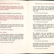Rite for the Blessing of a Child in the Womb - New 2025 Bilingual Edition