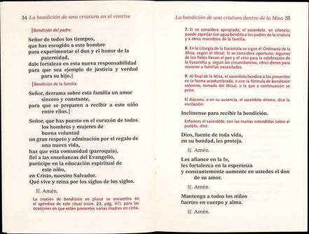 Rite for the Blessing of a Child in the Womb - New 2025 Bilingual Edition