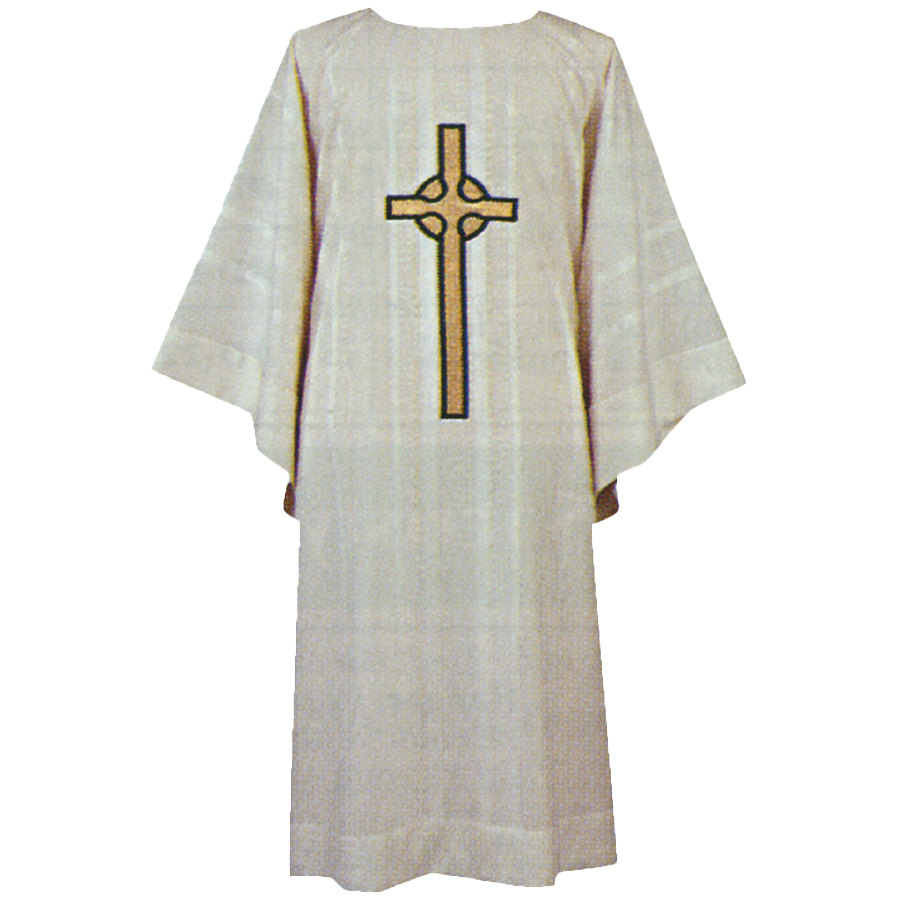 Textured Fabric with Celtic Cross Dalmatic