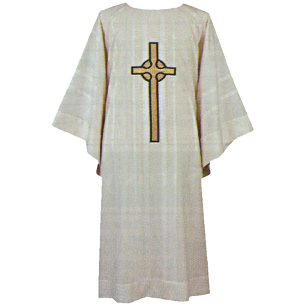 Textured Fabric with Celtic Cross Dalmatic