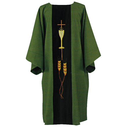 Multicolor Emroidery on 6" Velvet Band Dalmatic