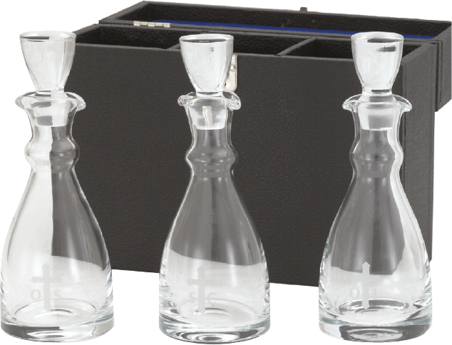 3pc Chrismal Set w/ Case 9776
