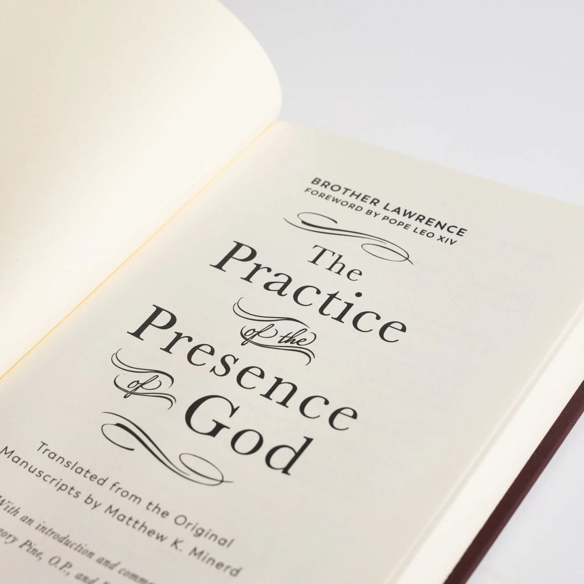The Practice of the Presence of God - Pope Leo Edition