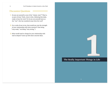 The 99 Handbook: A Catholic Guide for a Life of Faith