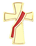 Deacon Cross Lapel Pins