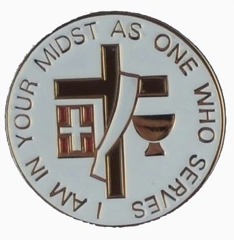 Deacon Pin - "I am in Your Midst as One Who Serves"
