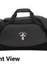 Port Authority® Deacon Cross Embroidered Travel Bag  for Ministerial & Personal Use Perfect to carry Vestments, Ritual Books, Shoes, I-Pads, Cell Phones, Keys, Water Bottles, Notes and  more