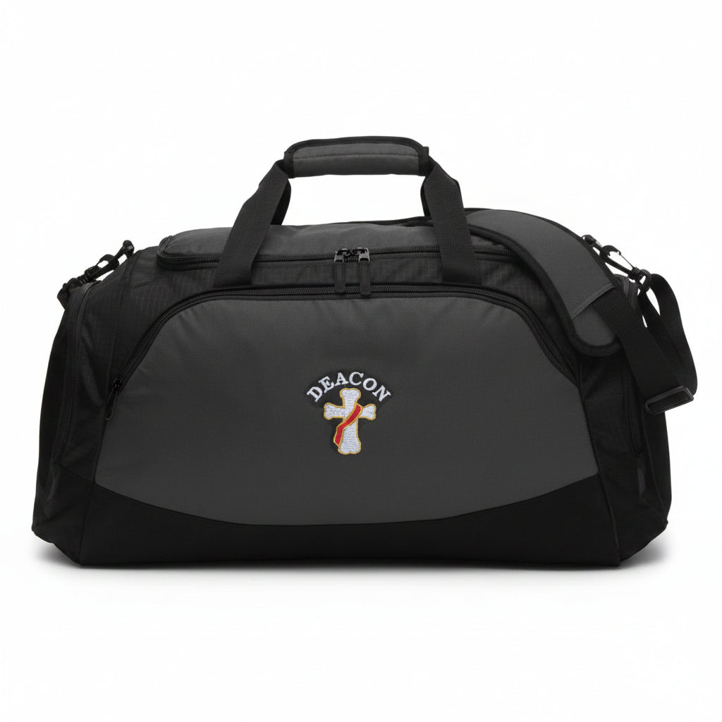 Deacon Cross Embroidered Duffle / Travel / Vestment Bag