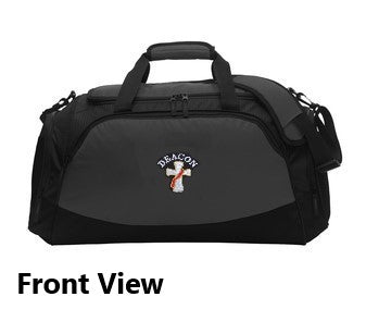 Port Authority® Deacon Cross Embroidered Travel Bag  for Ministerial & Personal Use Perfect to carry Vestments, Ritual Books, Shoes, I-Pads, Cell Phones, Keys, Water Bottles, Notes and  more