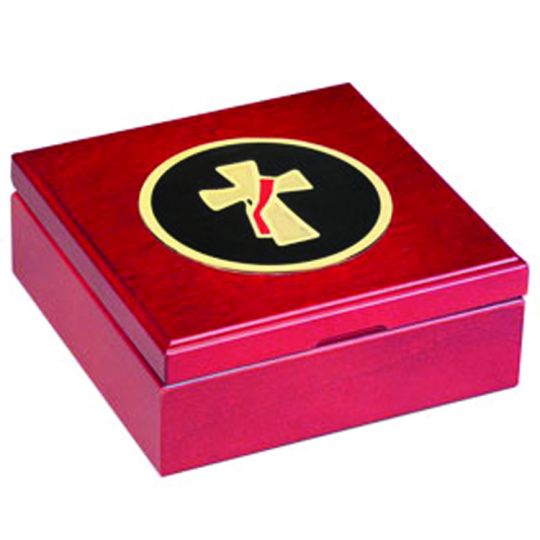 Deacon Cross Engraveable Keepsake Box