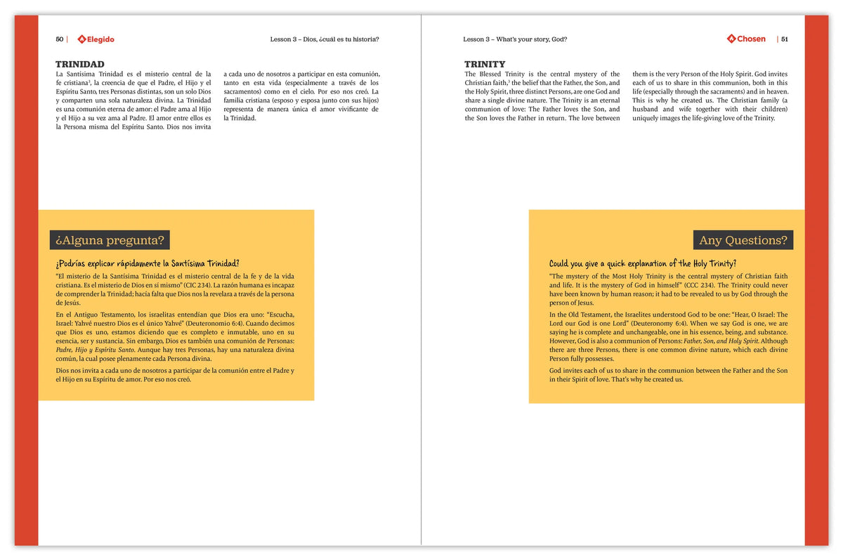 Chosen: Confirmation: Student workbook