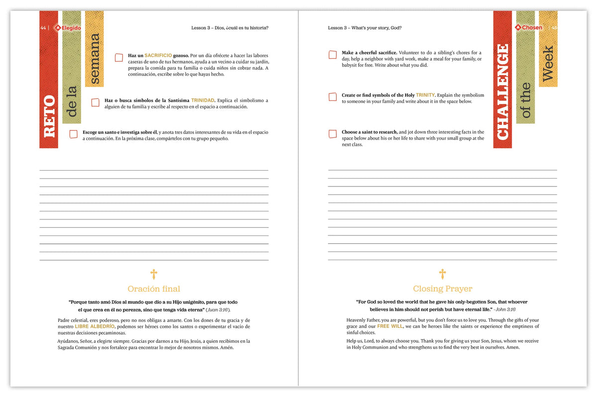 Chosen: Confirmation: Student workbook