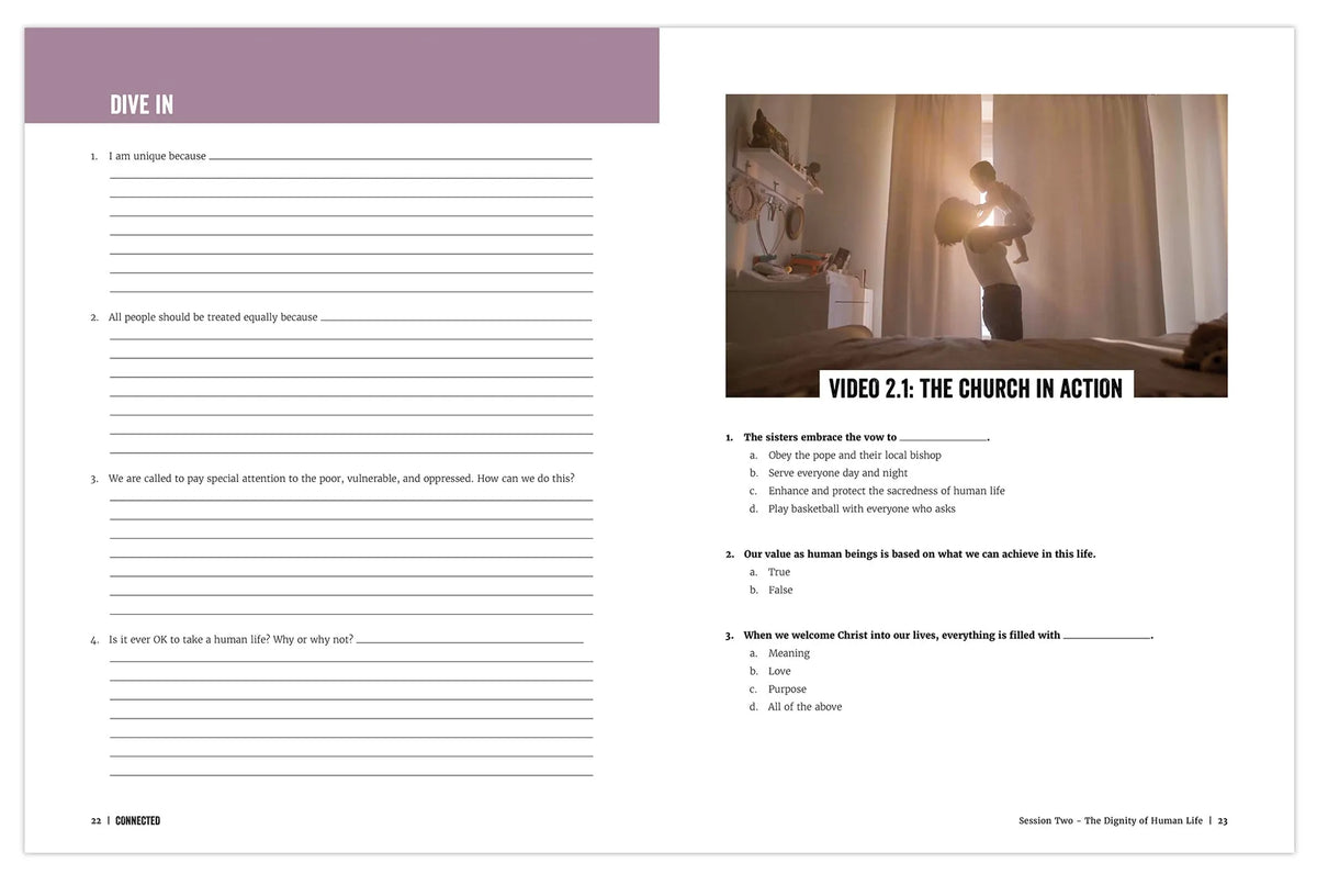 Connected: Catholic Social Teaching for This Generation, Student Workbook