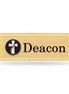 Deacon Medallion Badge