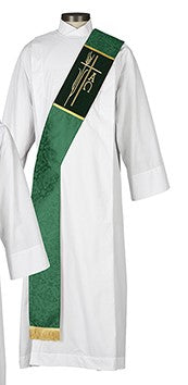 Alpha Omega Jacquard Deacon Stole
