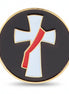 Deacon Cross Golf Ball Marker