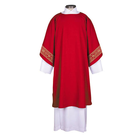 San Damiano Poly Woven Bands Collection Dalmatic with Matching Stole