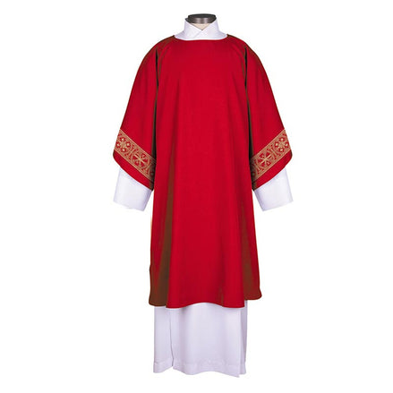 San Damiano Poly Woven Bands Collection Dalmatic with Matching Stole