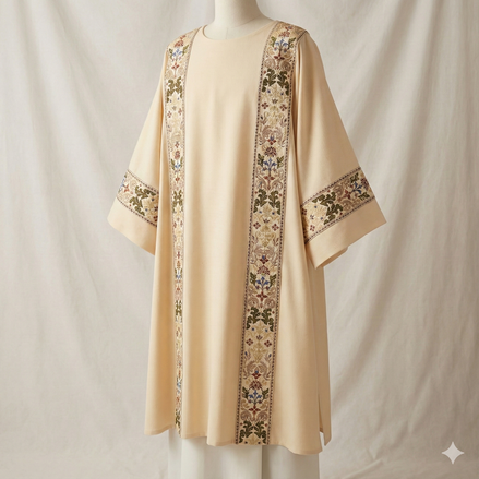 Coronation Weave Brocade Collection Dalmatic with Matching Stole