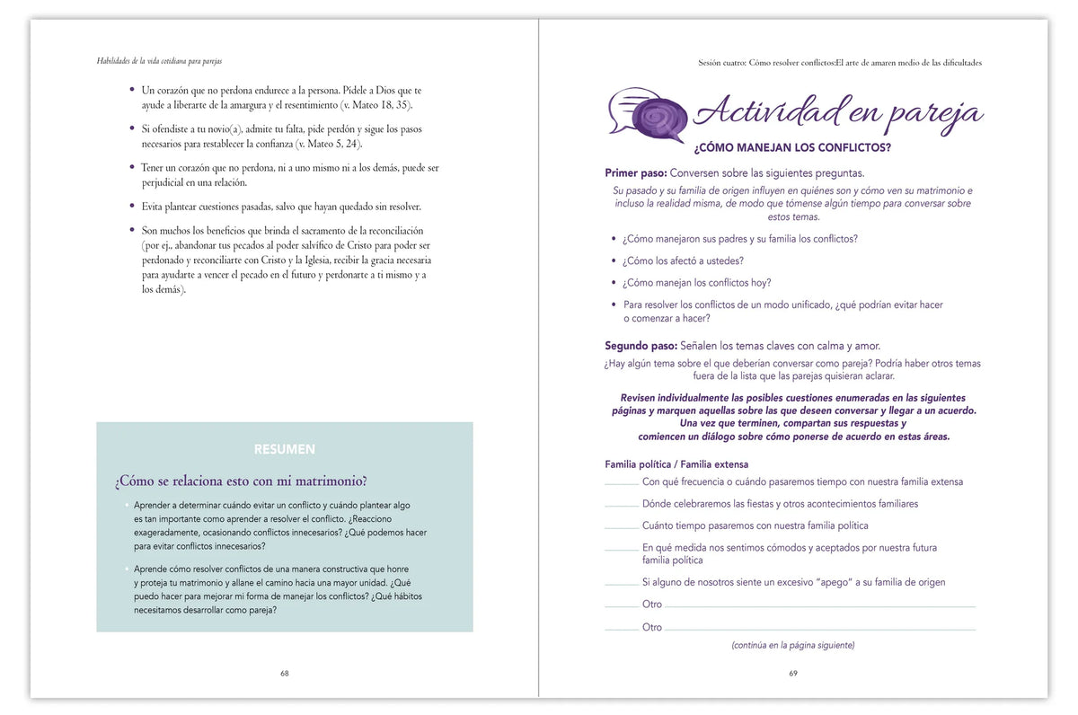 Life Skills for Couples, Couple's Guide