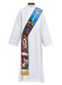 Nativity Weave Poly Collection Deacon Stole