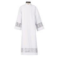 IHS Latin Cross Front Wrap Alb