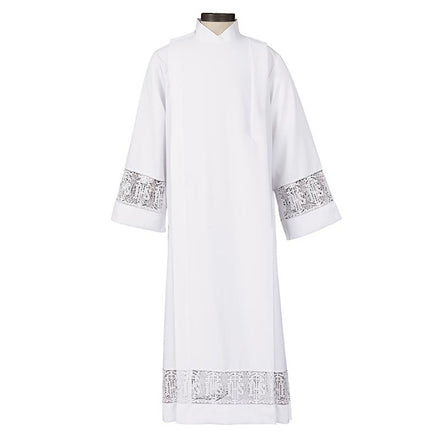 IHS Latin Cross Front Wrap Alb